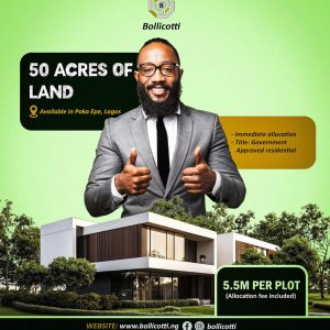 50 Acres of Land in Epe