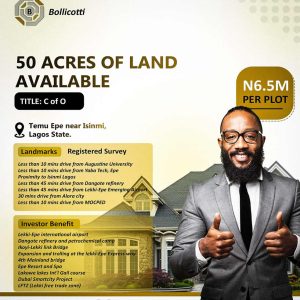 50 Acres of Land in Epe